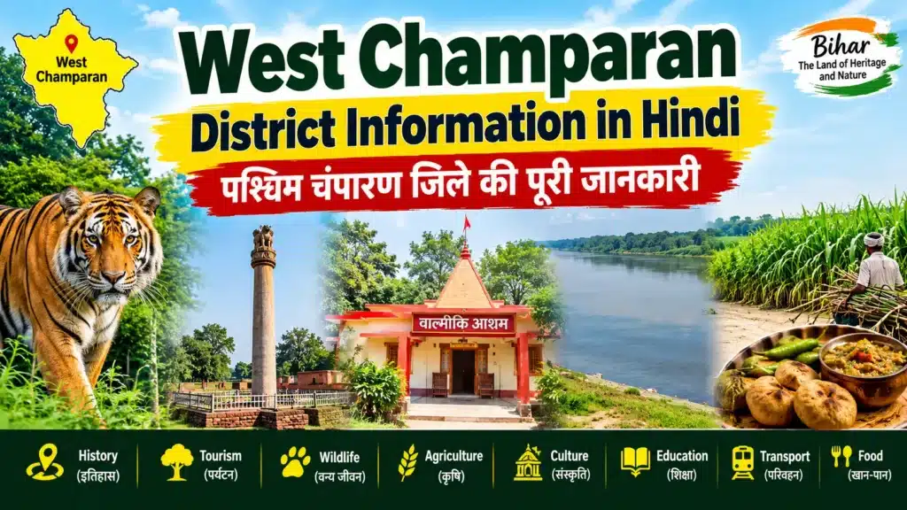 West Champaran District Information in Hindi